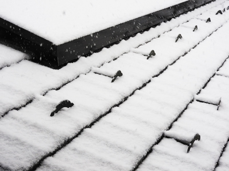 雪止め工事