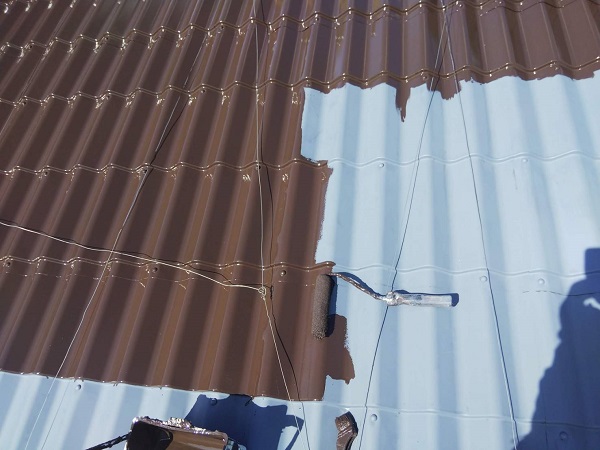 大阪府寝屋川市　屋根塗装　塗り替え時期について　日本ペイント　遮熱塗料　サーモアイSi (3)