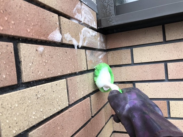 大阪府寝屋川市　外壁塗装　下地処理の重要性　高圧洗浄2