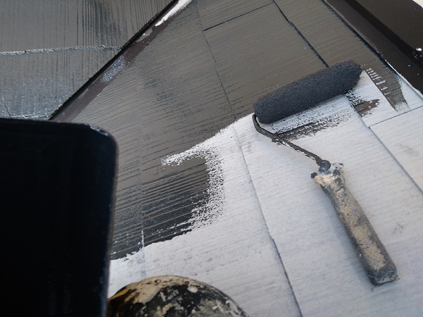 大阪府摂津市　T様邸　屋根塗装・外壁塗装・付帯部塗装　棟板金、ケラバ、屋根塗装 (9)