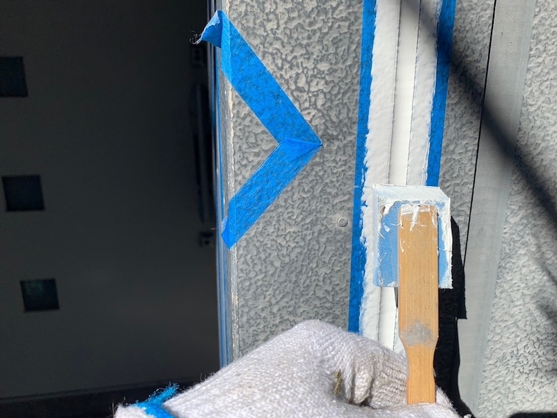 外壁目地のシーリング打ち替えを行いました｜大阪府寝屋川市