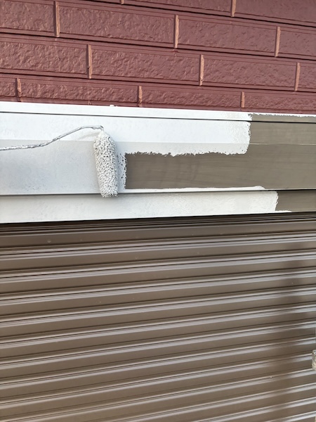 シャッターボックスを塗装しました!|大阪府大阪市