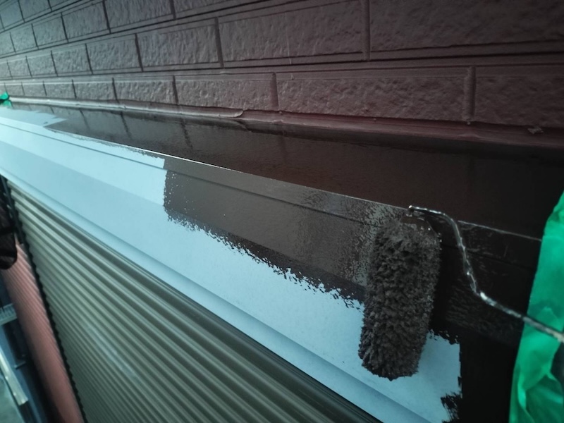 シャッターボックスを塗装しました!|大阪府大阪市