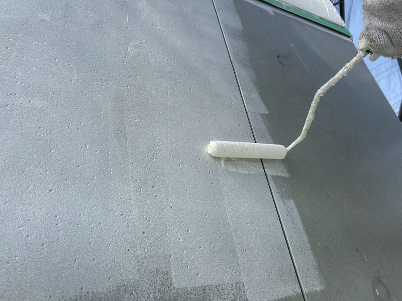 打放しコンクリート シーリング処理とPコン処理〜仕上げ塗装をレポート|大阪府摂津市