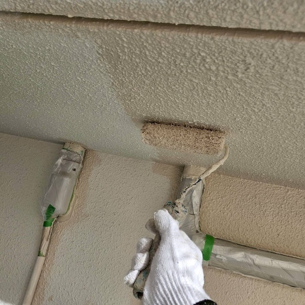 外壁塗装の中塗り工程を実施しました!塗装中に気をつけていただきたいこと|京都市