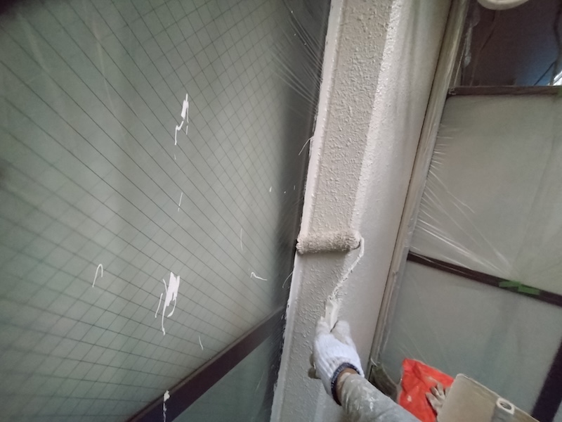 外壁塗装の中塗り工程を実施しました!塗装中に気をつけていただきたいこと|京都市