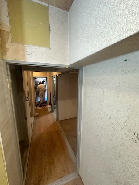 京都市|外装工事の他に内装工事も実施しました!