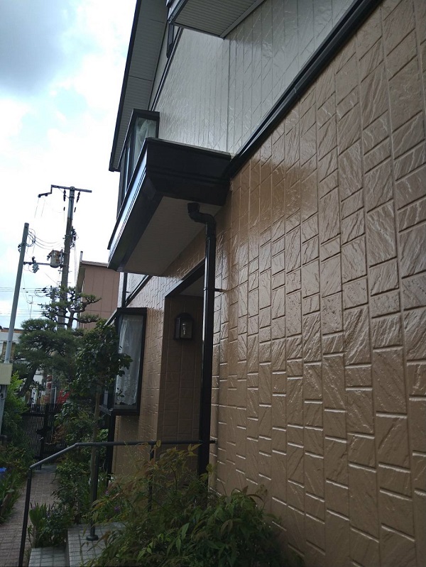 大阪府摂津市　屋根塗装　外壁塗装　付帯部塗装 (1)