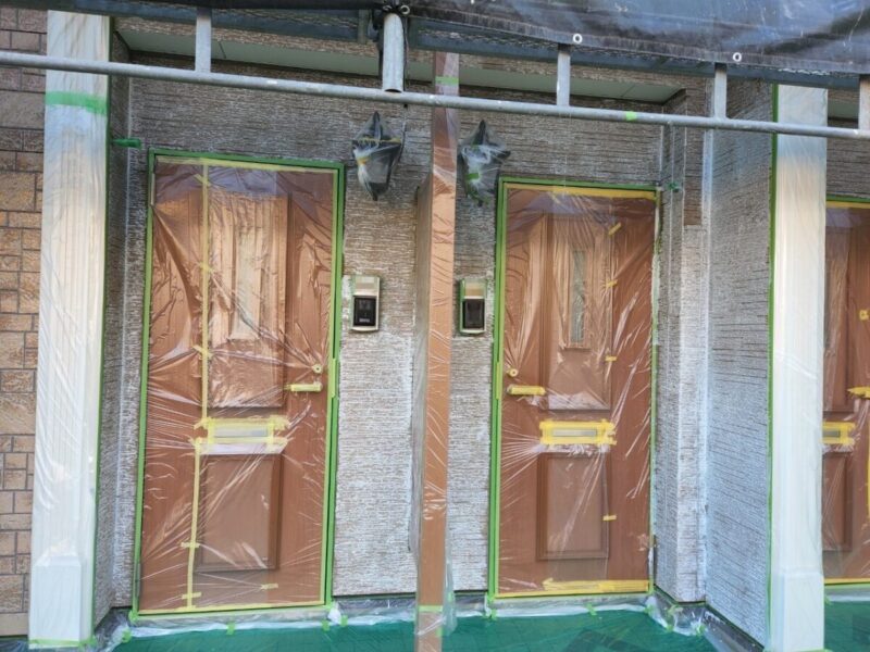 奈良県香芝市　外壁塗装・シーリング工事　塗装工事で重要な養生とは？