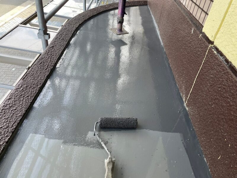 大阪府大阪市　マンション外壁塗装工事　雨漏りから防ぐ防水のメンテナンス