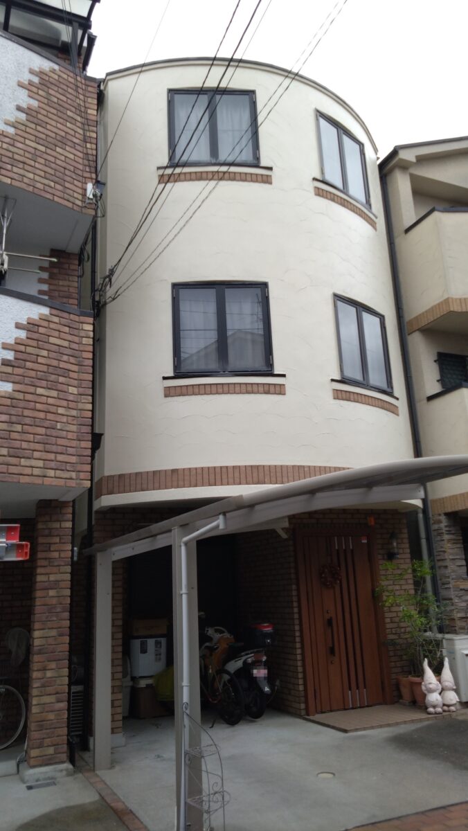 新築みたいで仕上がりに満足しています！【大阪府大阪市　T様邸】屋根塗装・外壁塗装・付帯部塗装・ベランダ防水工事