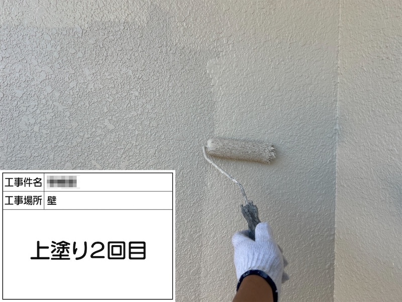 大阪府吹田市｜外壁はクリーム系の色で塗装しました！