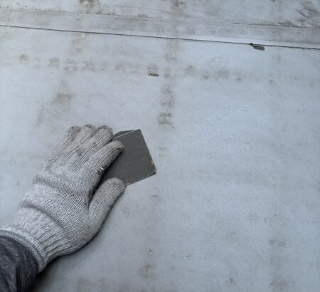 ベラン防水工事 下地処理 ケレン作業を行いました！｜大阪府大阪市
