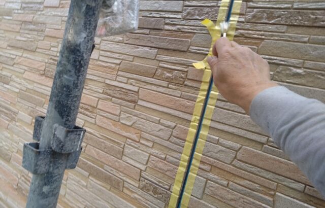 サイディング目地のコーキング打ち替えを実施しました！｜大阪府摂津市