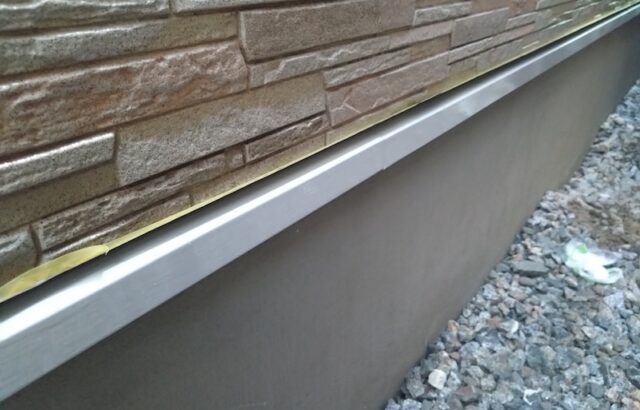 大阪府摂津市｜水切りは刷毛塗りで仕上げました！